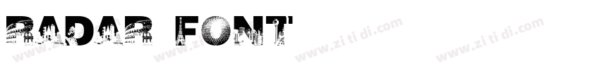 RADAR FONT字体转换